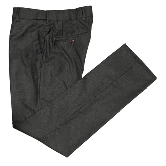 Men's WES Relaxed Fit Dark Gray Dress Pants / Slacks Size 30 - Picture 1 of 8